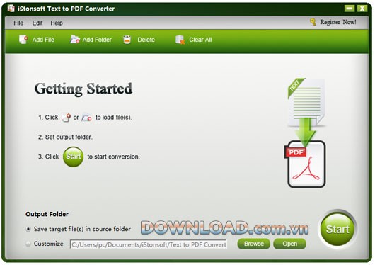 iStonsoft Text to PDF Converter