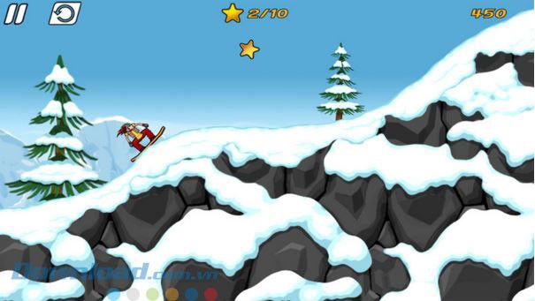 Giao diện game trượt tuyết iStunt 2 cho Windows 8