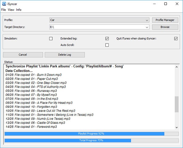 iSyncer hỗ trợ đồng bộ, sao lưu playlist iTunes/Apple Music sang PC, thẻ nhớ, USB...