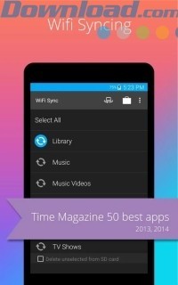 Đồng bộ qua wifi