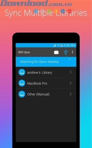 Đồng bộ nhiều thư viện