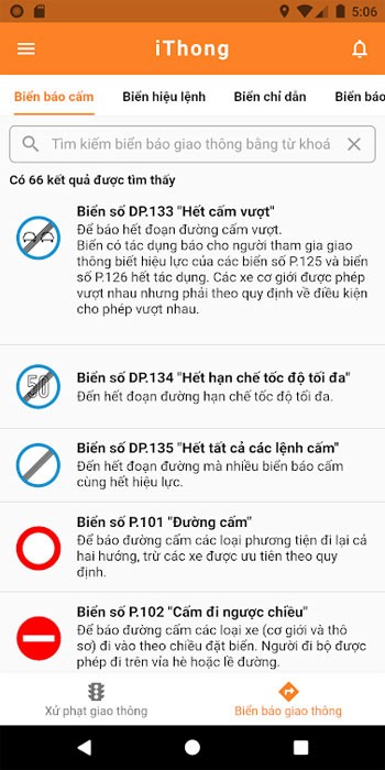 Biển báo cấm