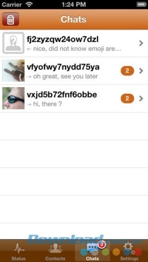 Trò chuyện trên iTorChat cho iOS