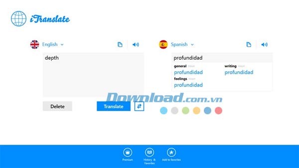 iTranslate for Windows 8