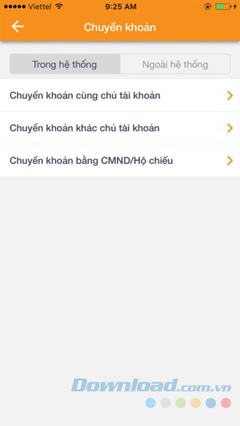 Chuyển khoản ngân hàng