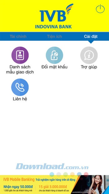 Một số thiết lập trong phần Cài đặt