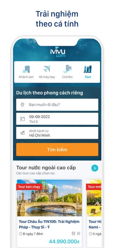 Trải nghiệm theo cá tính
