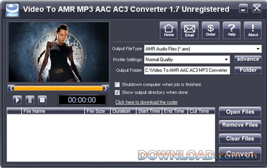 iWellsoft Video to AMR MP3 AAC AC3 Converter
