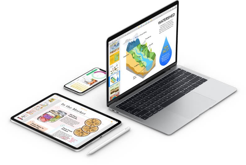 iWork là bộ phần mềm văn phòng đa năng của Apple