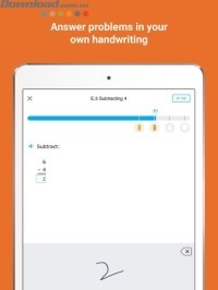 Trả lời mọi câu hỏi bằng cách viết tay