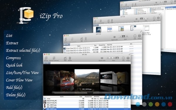 Ứng dụng nén và giải nén file chuyên nghiệp iZip Pro cho Mac