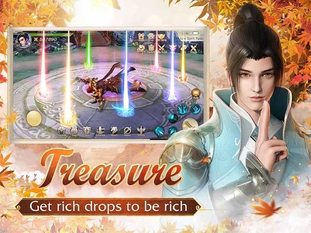 Thu thập kho báu và trở nên giàu có