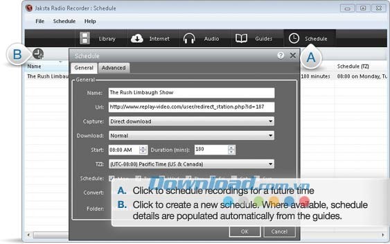 Jaksta Radio Recorder