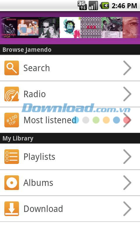 Jamendo Player for Android