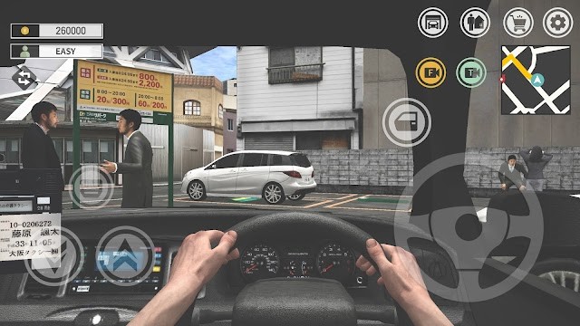 Japan Taxi Simulator: Driving lấy bối cảnh ở thành phố Osaka của Nhật Bản