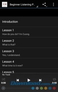 Japanese Listening Practice cho Android có nhiều cấp độ