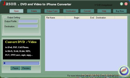 Jason DVD Video to Mac iPhone Converter