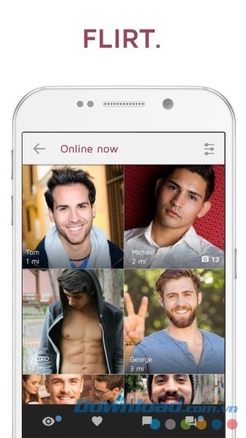 Tìm kiếm những người ở xung quanh bạn và bắt đầu trò chuyện