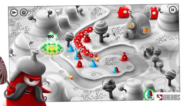 Dẫn dắt lực lượng Jelly chống lại quân xâm lược trong game thủ thành Jelly Defense