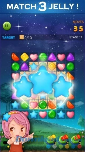 Game vui Jelly Star Night cho Android