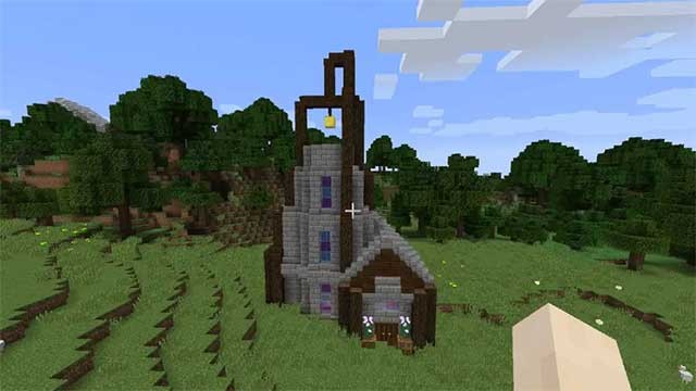 Bạn có thể tìm thấy cô ấy trong một tòa nhà có mái nhọn trong Overworld