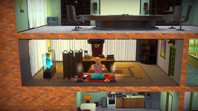 Bối cảnh game Jerry Jobhopper là văn phòng làm việc với sự hỗ trợ của rất nhiều dụng cụ, đồ vật