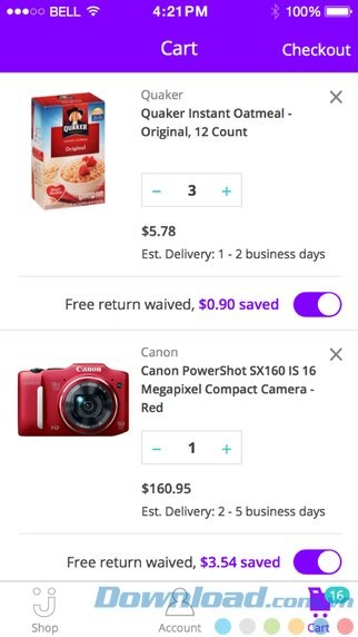 Quản lý giỏ hàng