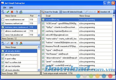 Jet Email Extractor