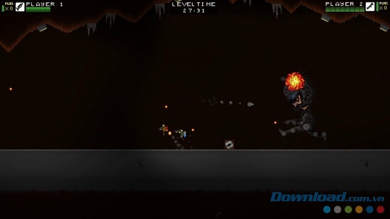 Chiến đấu quyết liệt với kẻ thù trong game hành động đi cảnh JETBROS cho máy tính