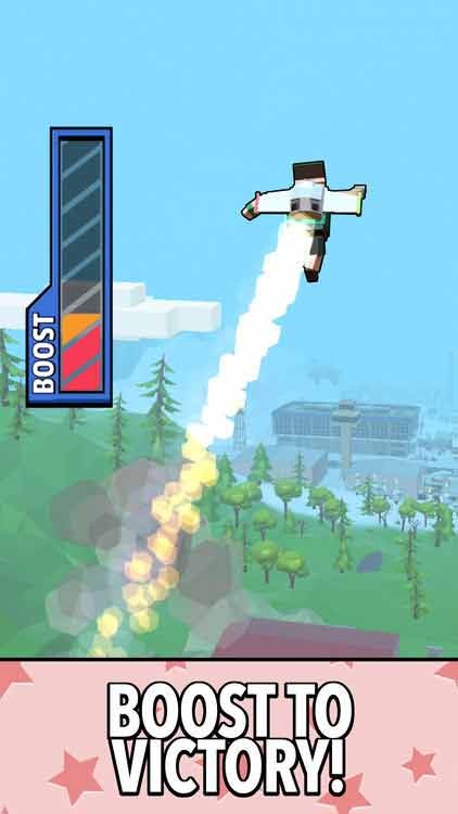 Sử dụng jetpack để chinh phục được quãng đường xa nhất trong Jetpack Jump