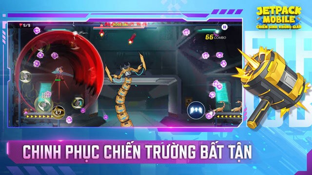 Game Jetpack Mobile: CBKG - Chinh phục chiến trường bất tận
