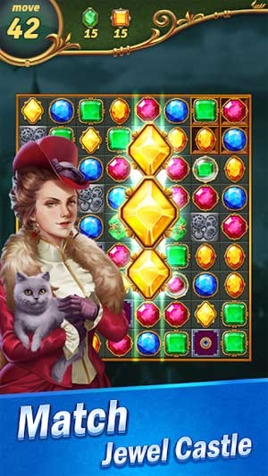 Chơi các level match 3 và tìm kiếm kho báu