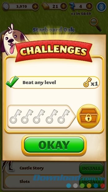 Thu thập chìa khóa mở kho báu