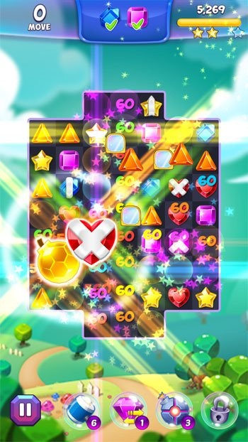 Sử dụng vật phẩm trợ giúp để vượt qua level thử thách dễ dàng hơn