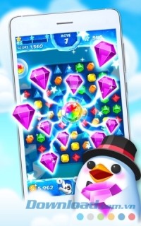 Game xếp hình Jewel Pop Mania cho Android