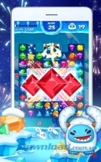 Game xếp kim cương Jewel Pop Mania cho Android