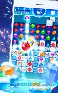 Jewel Pop Mania cho Android có gameplay gây nghiện