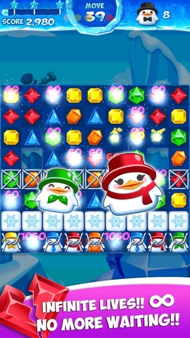 Chơi game match 3 chủ đề mùa đông thú vị