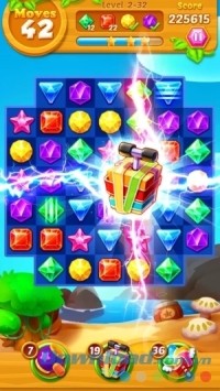 Jewels Crush cho Android có booster độc đáo