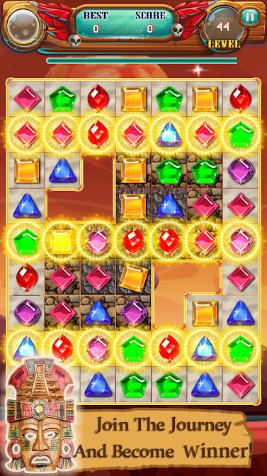 Đồ họa tuyệt đẹp trong game Jewels Deluxe for Android