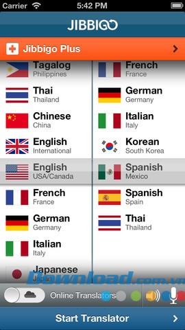 Jibbigo Translator for iOS