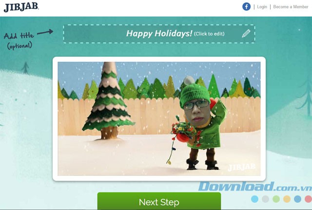 Chế video dễ dàng trên JibJab