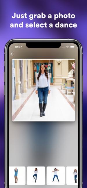 Chỉ cần chụp ảnh và chọn vũ đạo