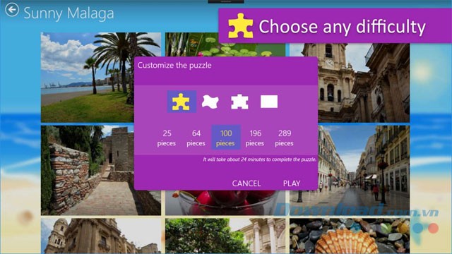 Chọn cấp độ khó