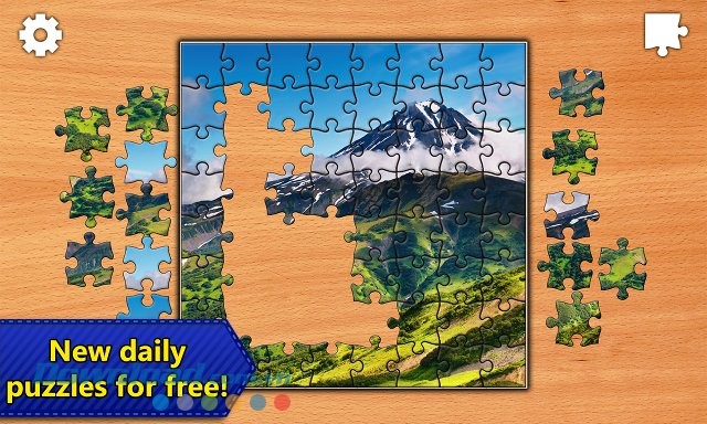 Giao diện màn chơi game Jigsaw Puzzles Epic