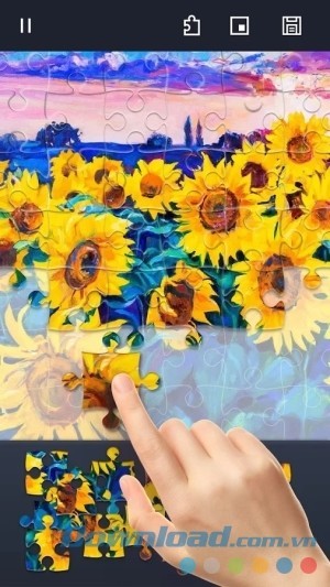 Jigsaw1000 cho Android rất dễ chơi
