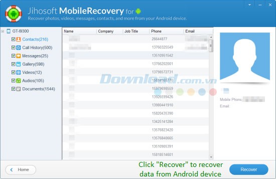 Jihosoft Android Phone Recovery