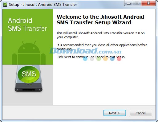 Jihosoft Android SMS Transfer