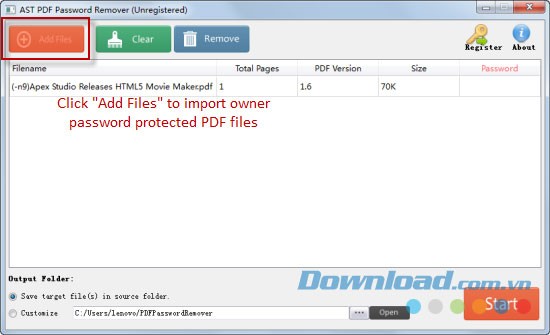 Jihosoft PDF Password Remover