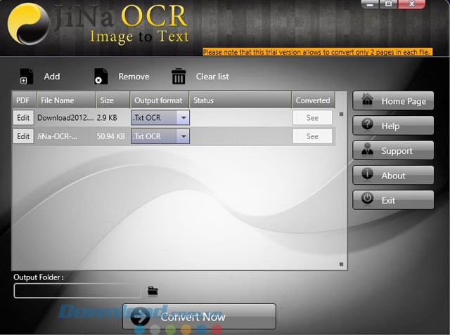 Hỗ trợ thao tác chuyển đổi hàng loạt